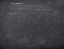 Tablet Screenshot of coverplanet.it